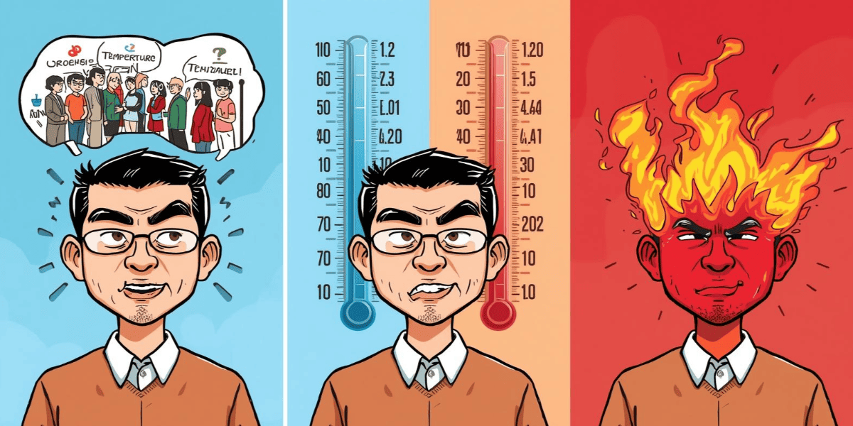 당신의 참을성 온도는 몇 도인가?